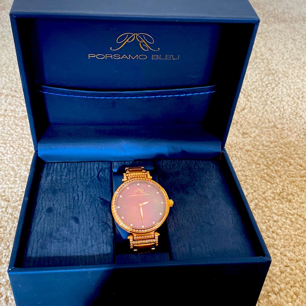 Porsamo Bleu rose stainless steel women’s watch